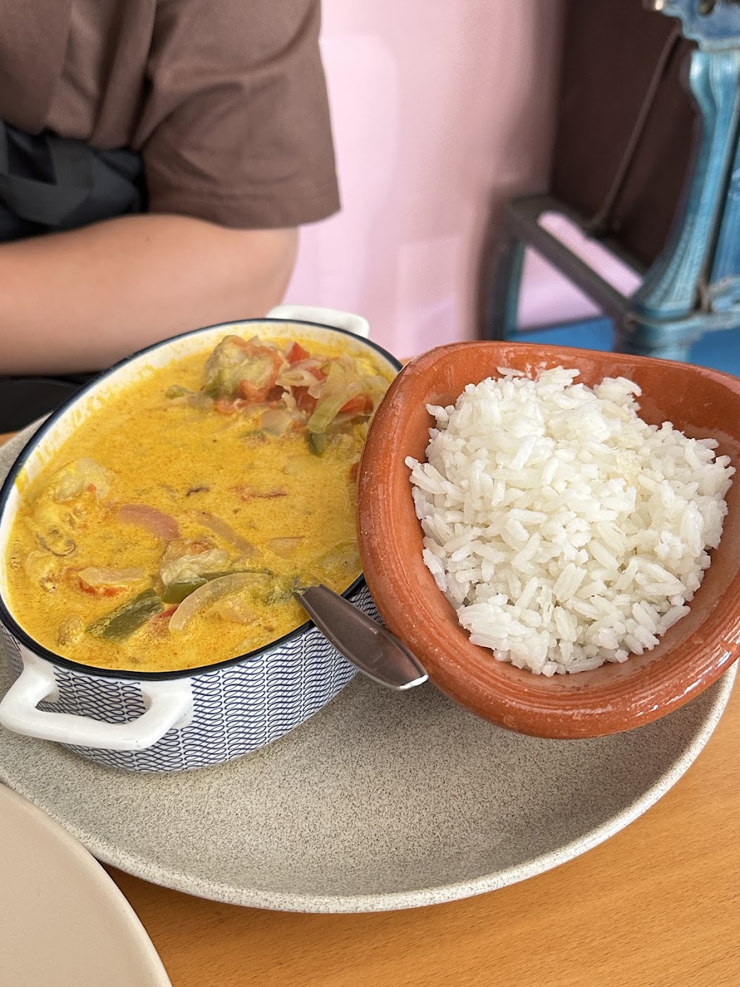 shrimp curry with rice